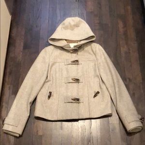 Hooded pea coat from Anthropologie